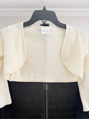 Ooh! La, La! Couture Cream Girls Bolero Shrug